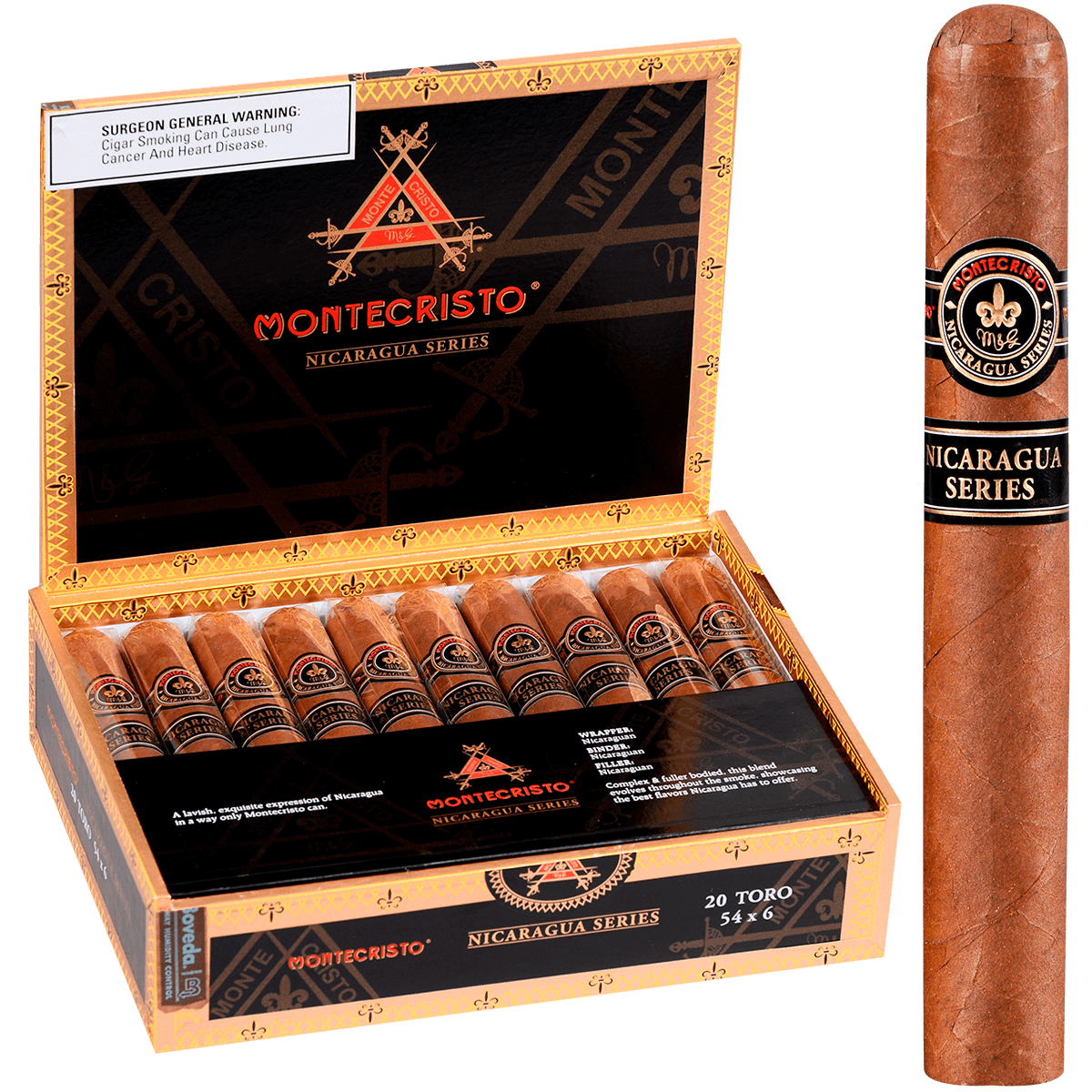 Montecristo Nicaragua Toro