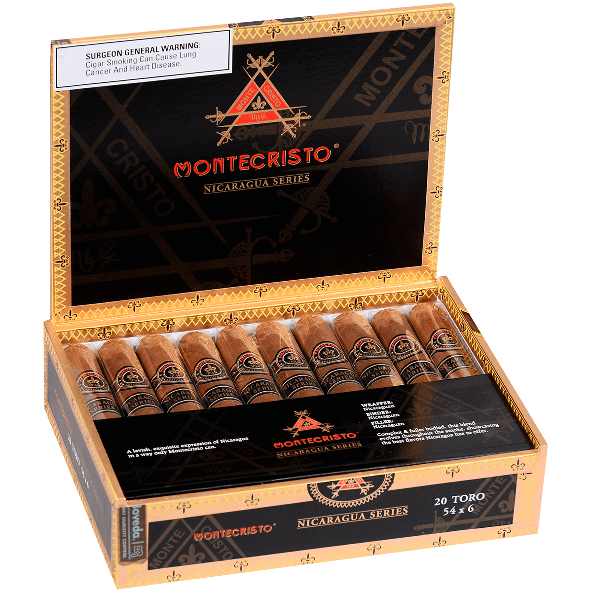 Montecristo Nicaragua Toro