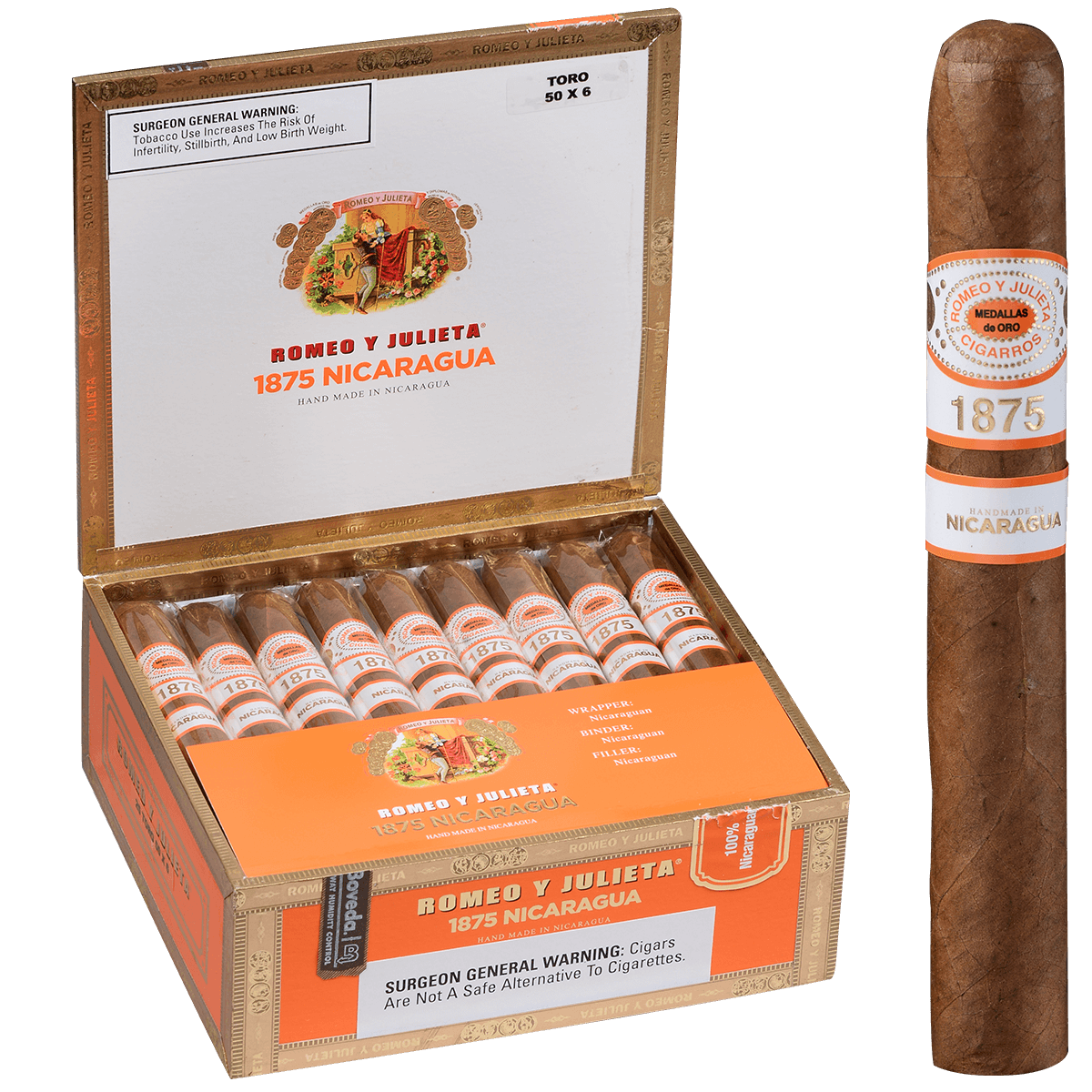Romeo Y Julieta 1875 Nicragua Toro