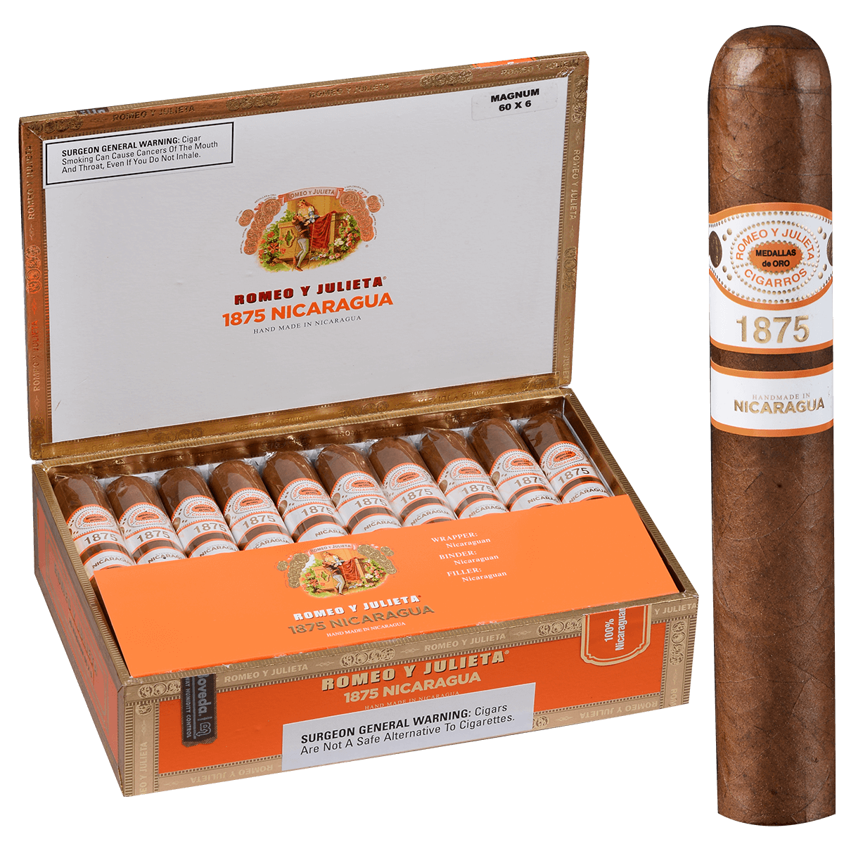 Romeo Y Julieta 1875 Nicragua Magnum