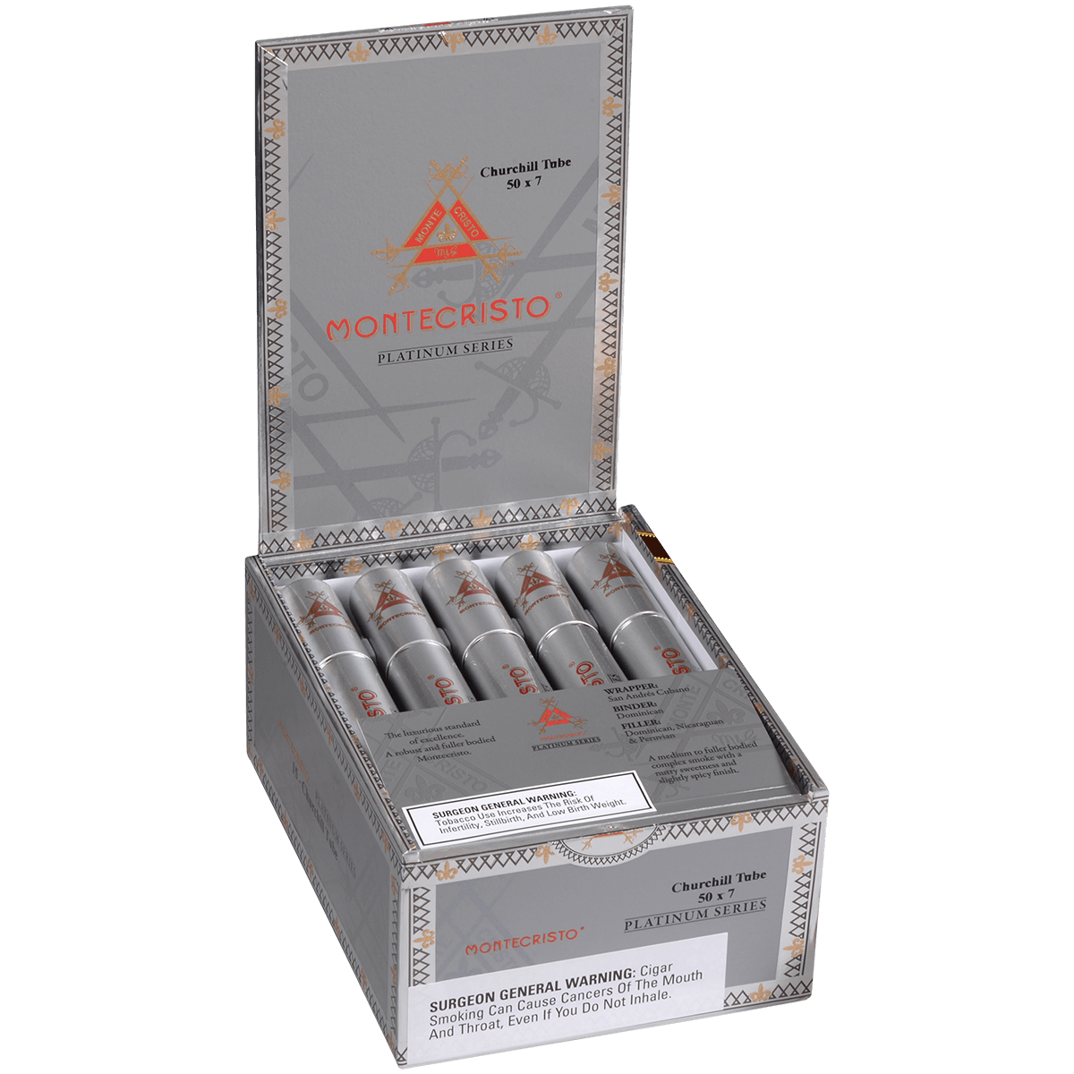 Montecristo Platinum Churchill Tubo