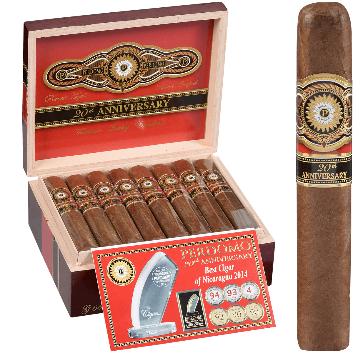 Perdomo 20th Anniversary Sun Grown Gordo