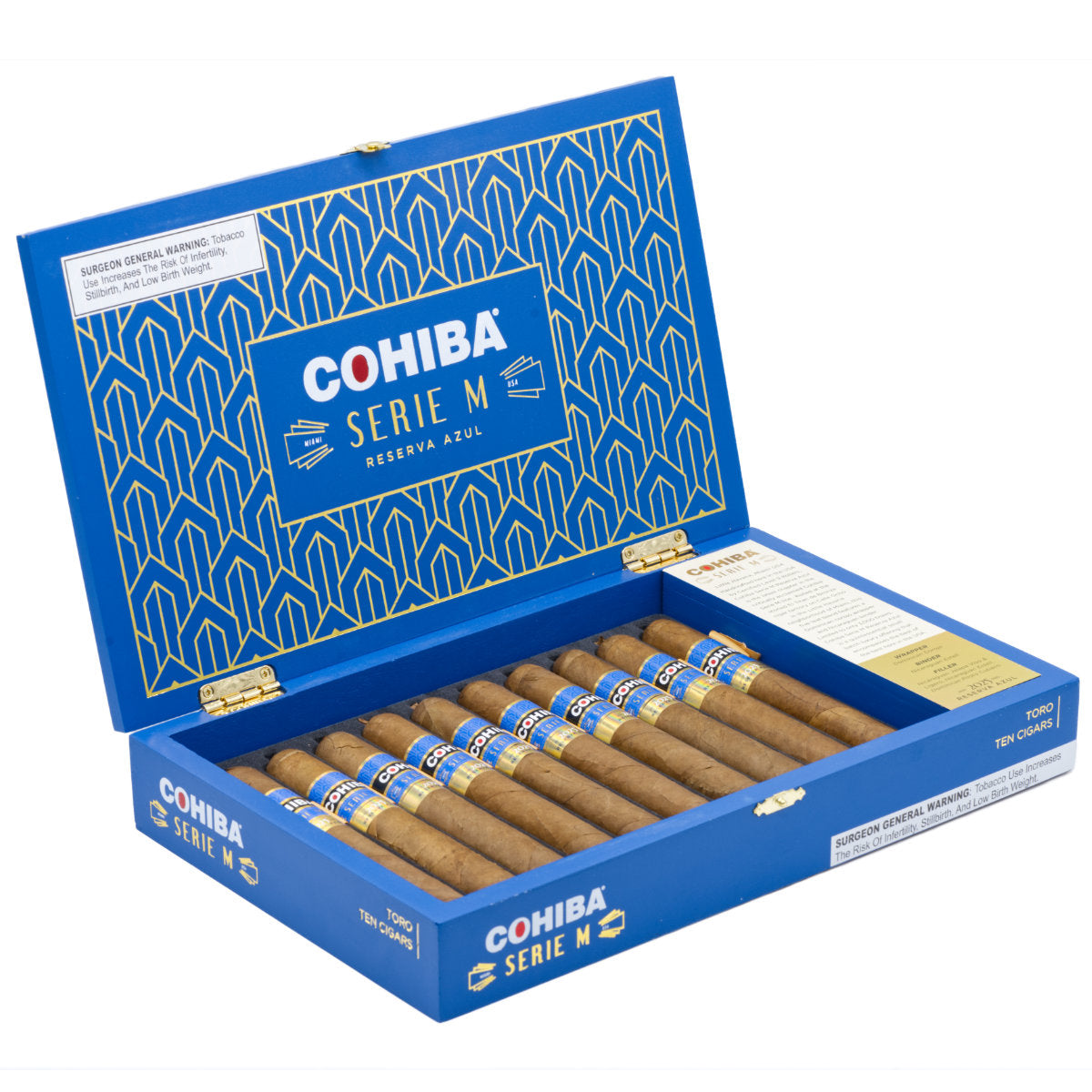 Cohiba Serie M Reserva Azul 2025