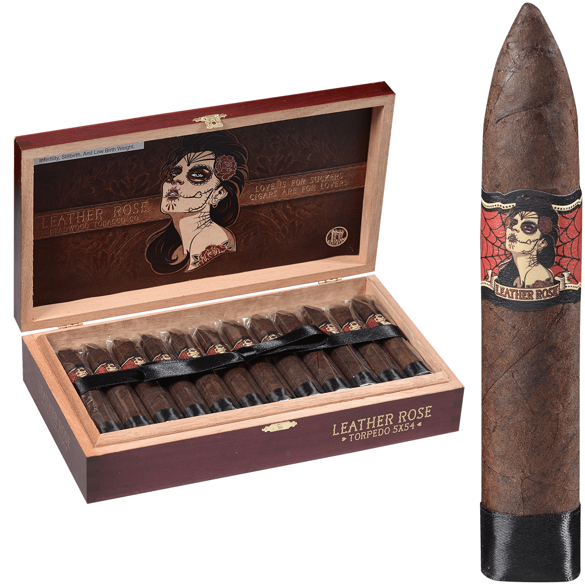 Deadwood Leather Rose Torpedo