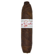 Cigar with a label on a white background