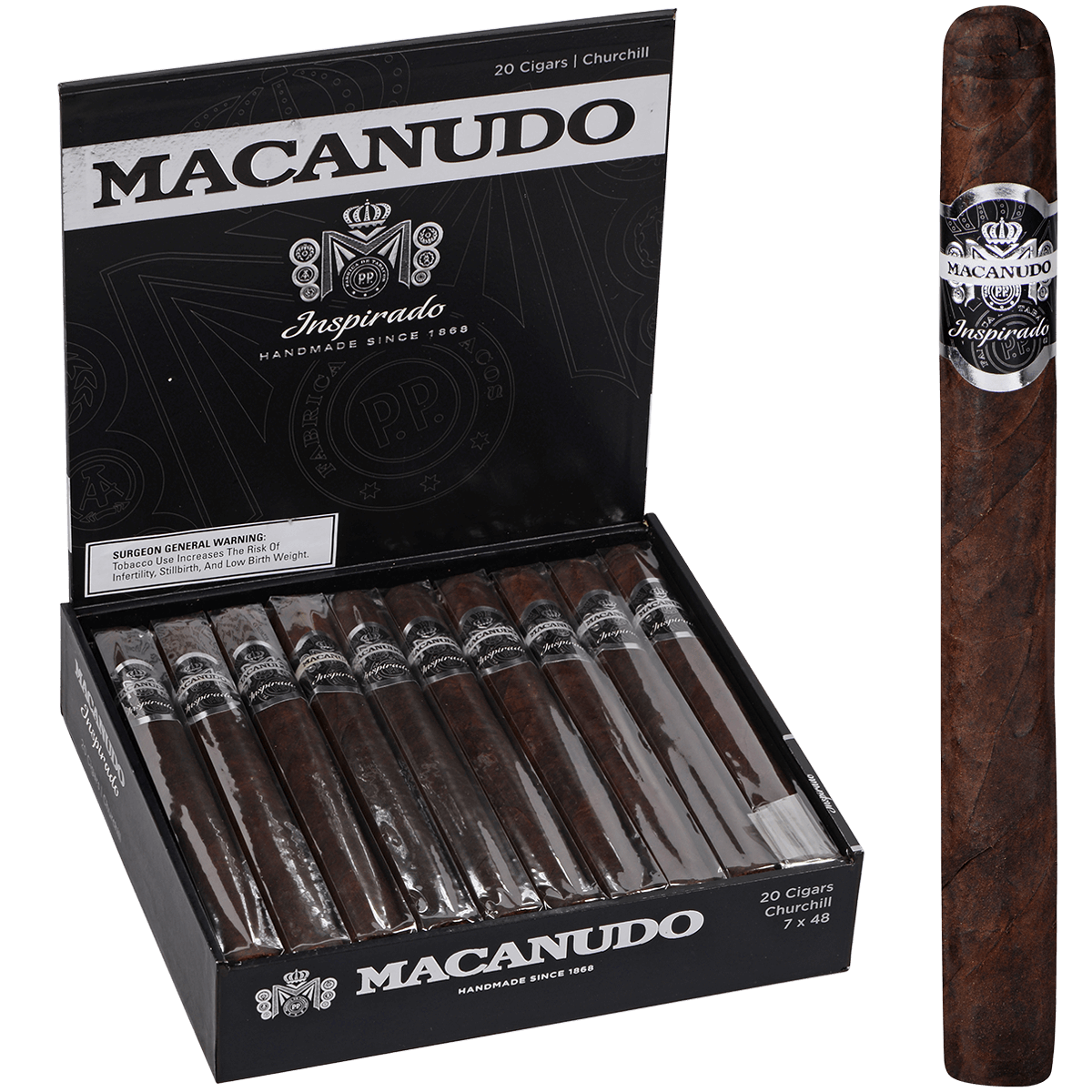 Macanudo Inspirado Black Churchill