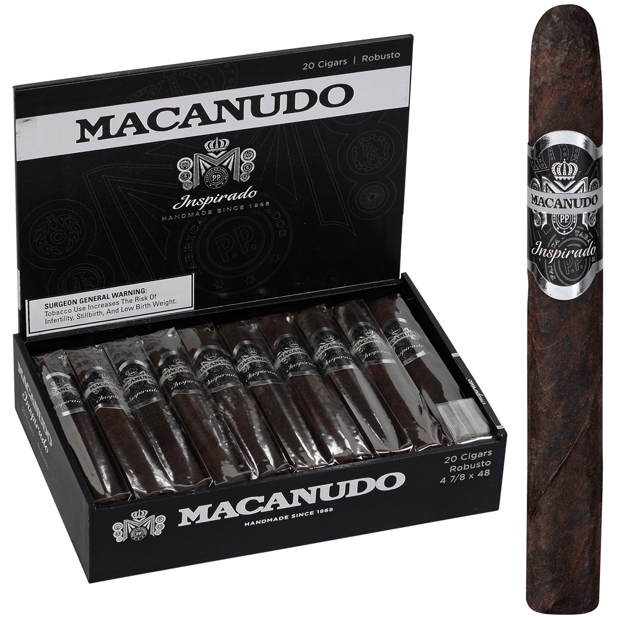 Macanudo Inspirado Black Robusto