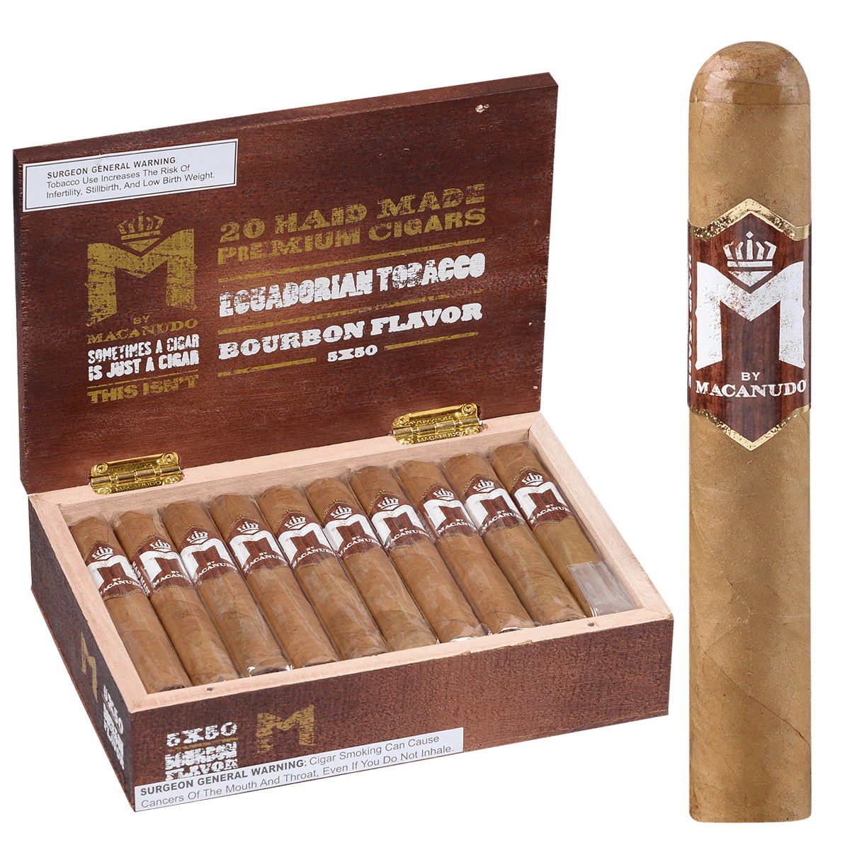 Macanudo M Bourbon Robusto