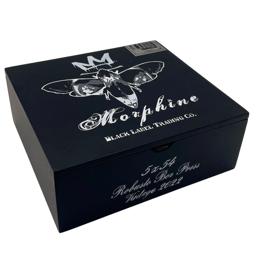 Black Label Trading Co Morphine Robusto Torpedo Box Press