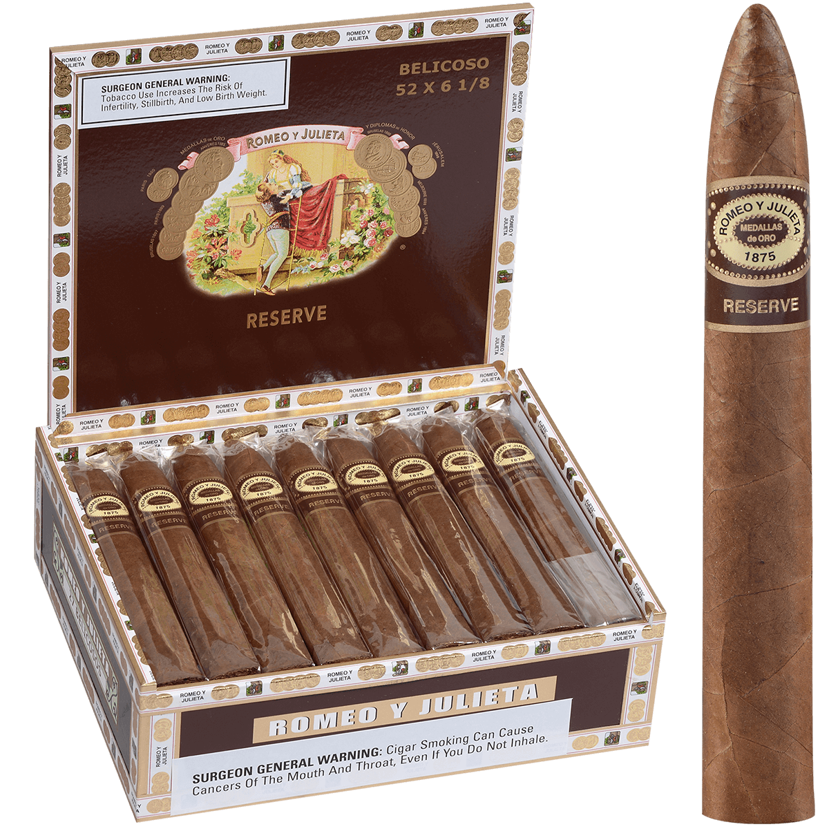 Romeo Y Julieta Reserve Belicoso