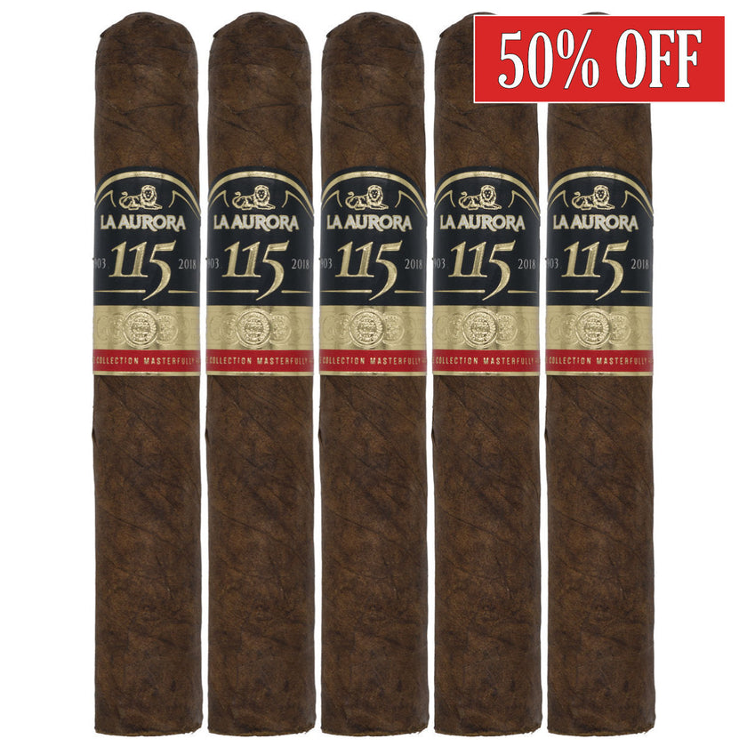 La Aurora 115th Anniversary Toro (5 Pack)